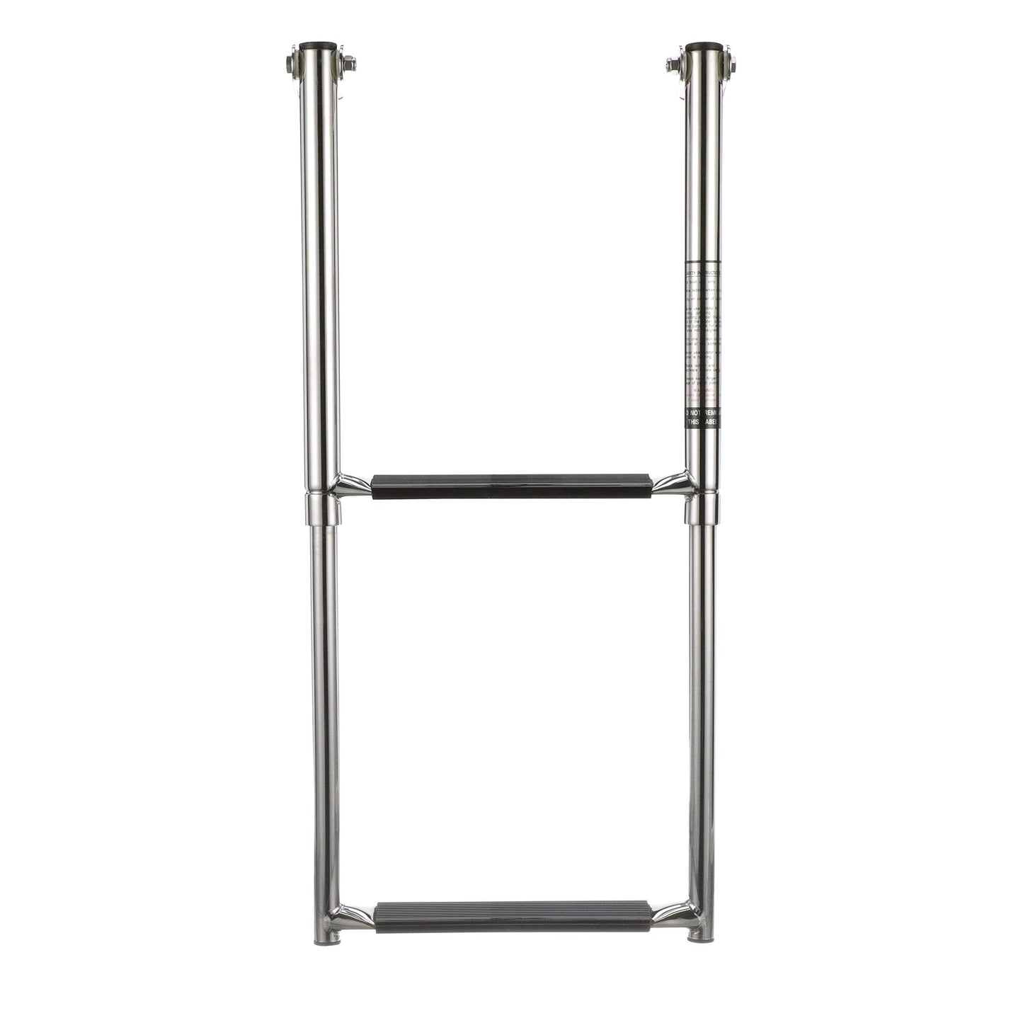Seachoice Top Mount Telescoping Ladder for Universal Swim Platform, Stainless Steel Tubing, 2 Step, Ladder Only