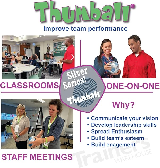 Trainers Warehouse 6 Thumball Collection 32 Prompts for Conversation Team Building Relationship and Training