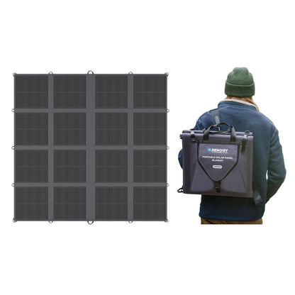 RENOGY REGO 400W Portable Solar Panel, Renogy Solar Blanket N-Type Foldable Solar Panel, 25% High Efficiency, Lightweight Solar Panel Charger for Camping, RV, Marine, SUV, Off Grid Applications