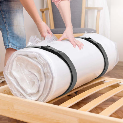Skiennix Mattress Moving Straps - Adjustable Packing Straps with Buckles for Twin & Full Mattresses (60" x 2")