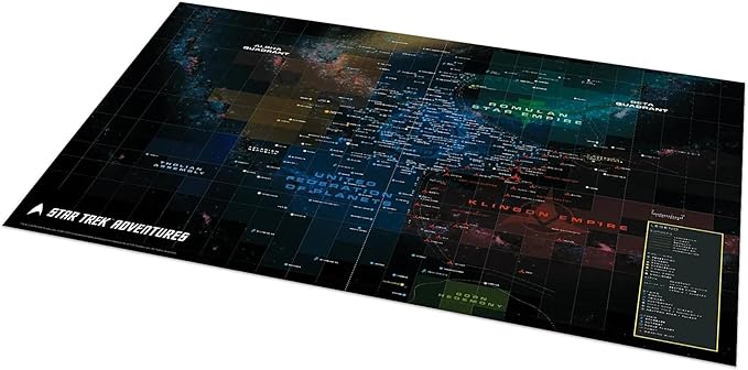 Modiphius Entertainment: Star Trek Adventures: Second Eidtion - Game Toolkit - GM Screen Booklet Map &amp Reference Sheets Tabletop RPG Accessory