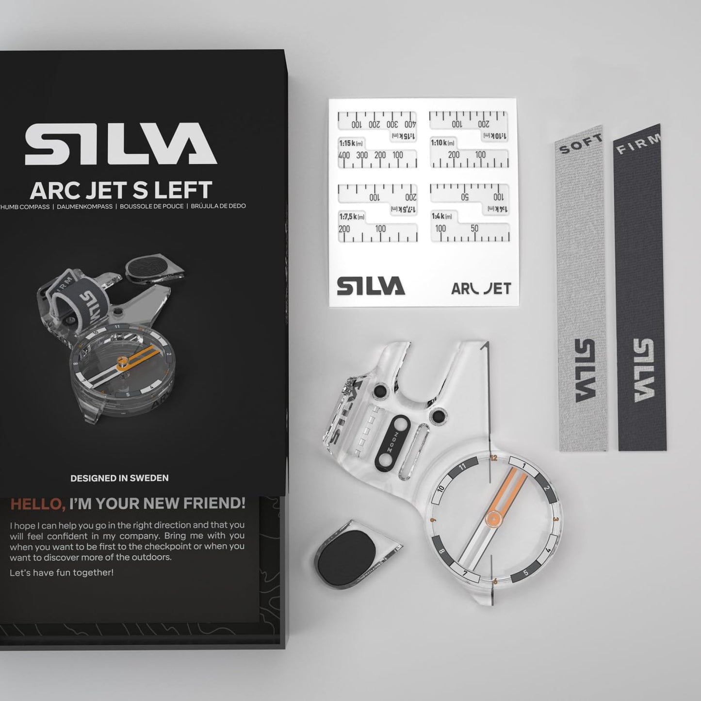 Silva ARC Jet S Left Compass (MN) Silva Unisex Adults