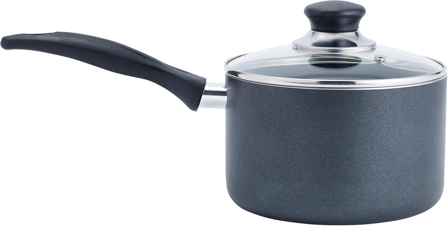 T-fal Specialty Nonstick 3 Quart Handy Pot - Oven Safe Up to 350°F | Dishwasher Safe Black Cookware