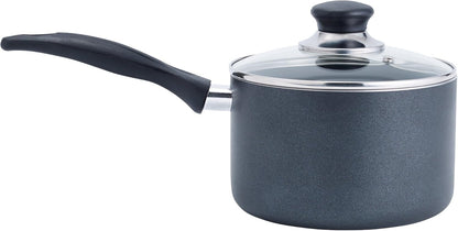T-fal Specialty Nonstick 3 Quart Handy Pot - Oven Safe Up to 350°F | Dishwasher Safe Black Cookware