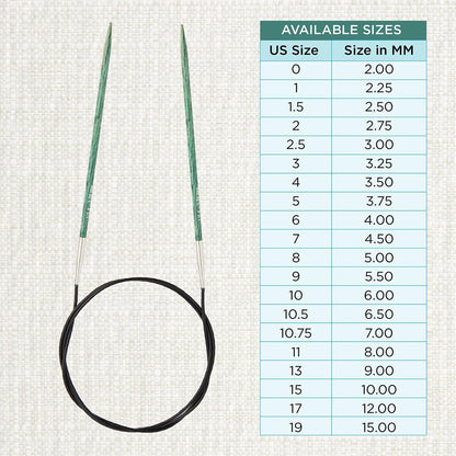KnitPro Dreamz Fixed Circular Needles 24" (60cm) | US Size 4 (3.5mm)