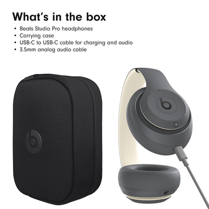Beats Studio Pro with AppleCare+ for Headphones (2 Years) - Sand Gray