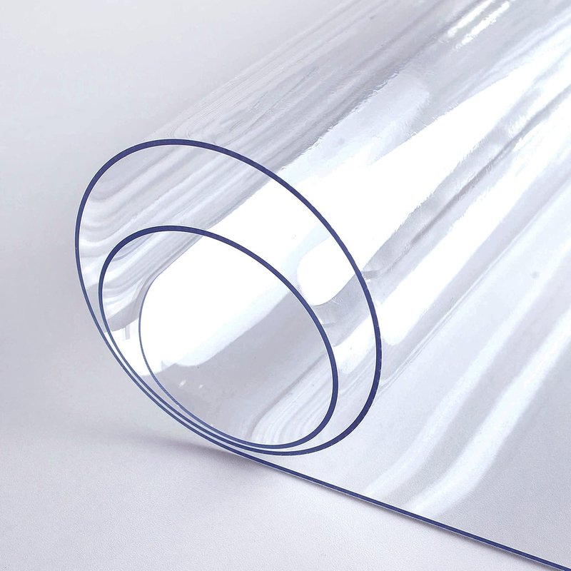 LovePads Clear Table Cover Protector 40 x 80 Inch, 1.5mm Thick Plastic Table Cover, Table Protector for Dining Room Table, Waterproof Vinyl Tablecloth Table Pad Mat for Kitchen, Dresser, Writing Desk