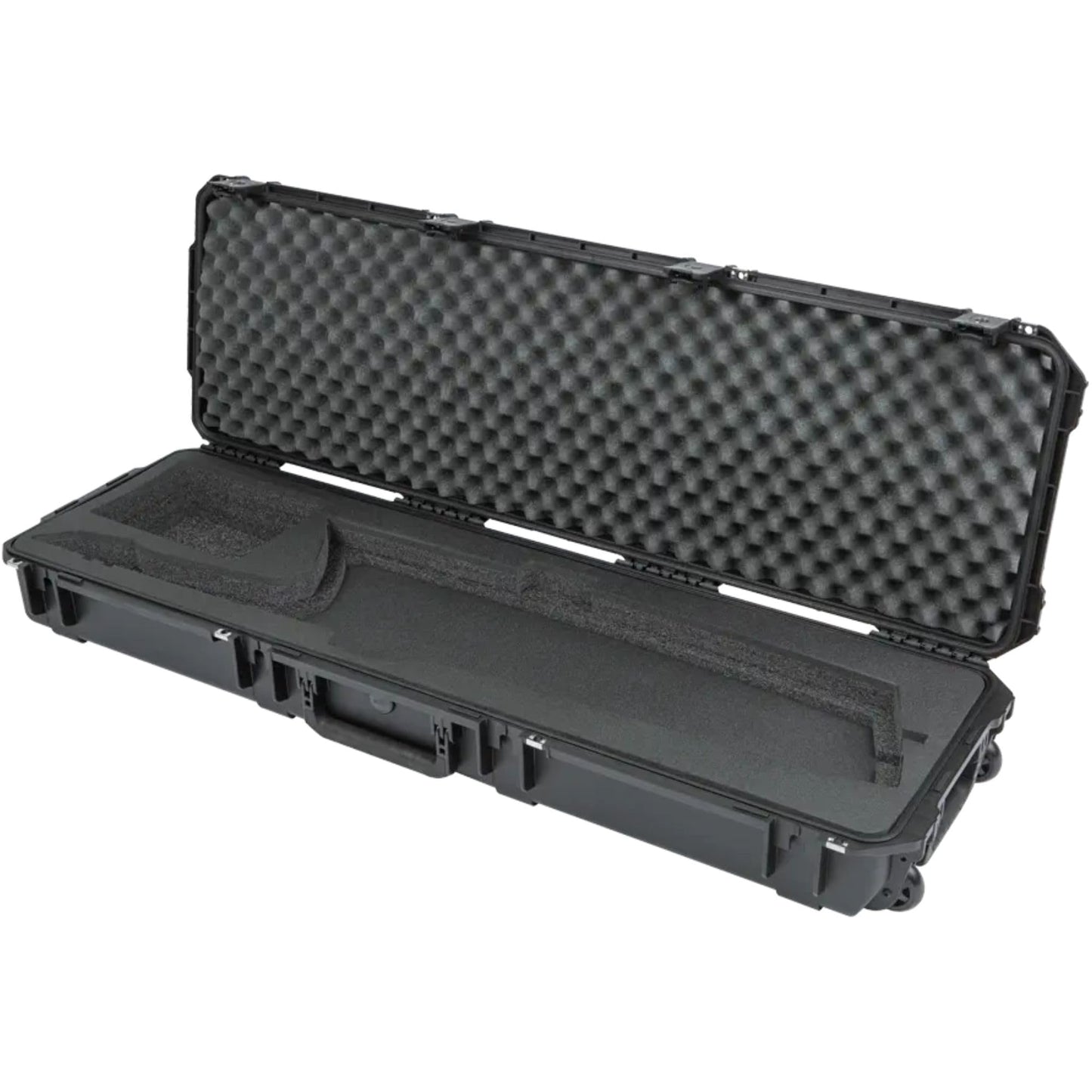 SKB iSeries Roland AX Edge Keytar Hard Case, Waterproof Polypropylene Shell with Foam Interior, TSA Latches and Wheels for Travel Protection