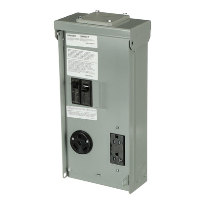 MIDWEST U041CP 70A Electrical Box • RV Electrical Panel • 70 Amp Power Outlet Lockable Box • RV Power Outlet Box • Pad Lockable for Security