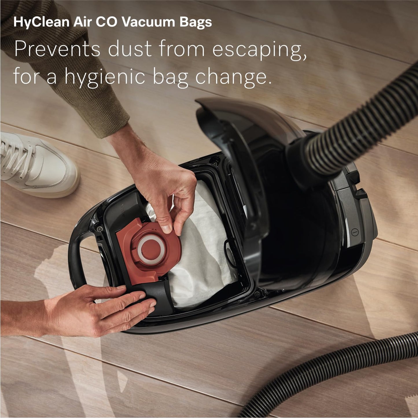 NEW Miele Guard M1 Parquet XL Hard Floor Bagged Canister Vacuum Cleaner with High Suction Power, Designed for Special Care of Hard Floors and Low-Pile Carpet, in Brilliant White