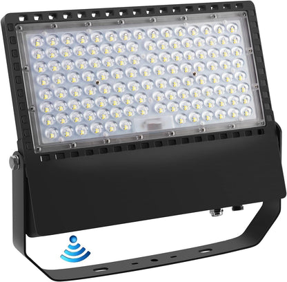 Juyace 240W LED Flood Light with Photocell, 36000LM Super Bright Dusk to Dawn Security Light, IP65 Waterproof Commercial Fixture for Stadium, Parking Lot, Building, Farm, Yard (5000K Daylight)