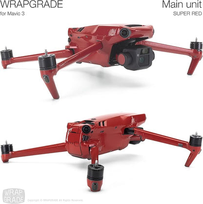 WRAPGRADE Skin Compatible with DJI Mavic 3 Pro (Super RED)