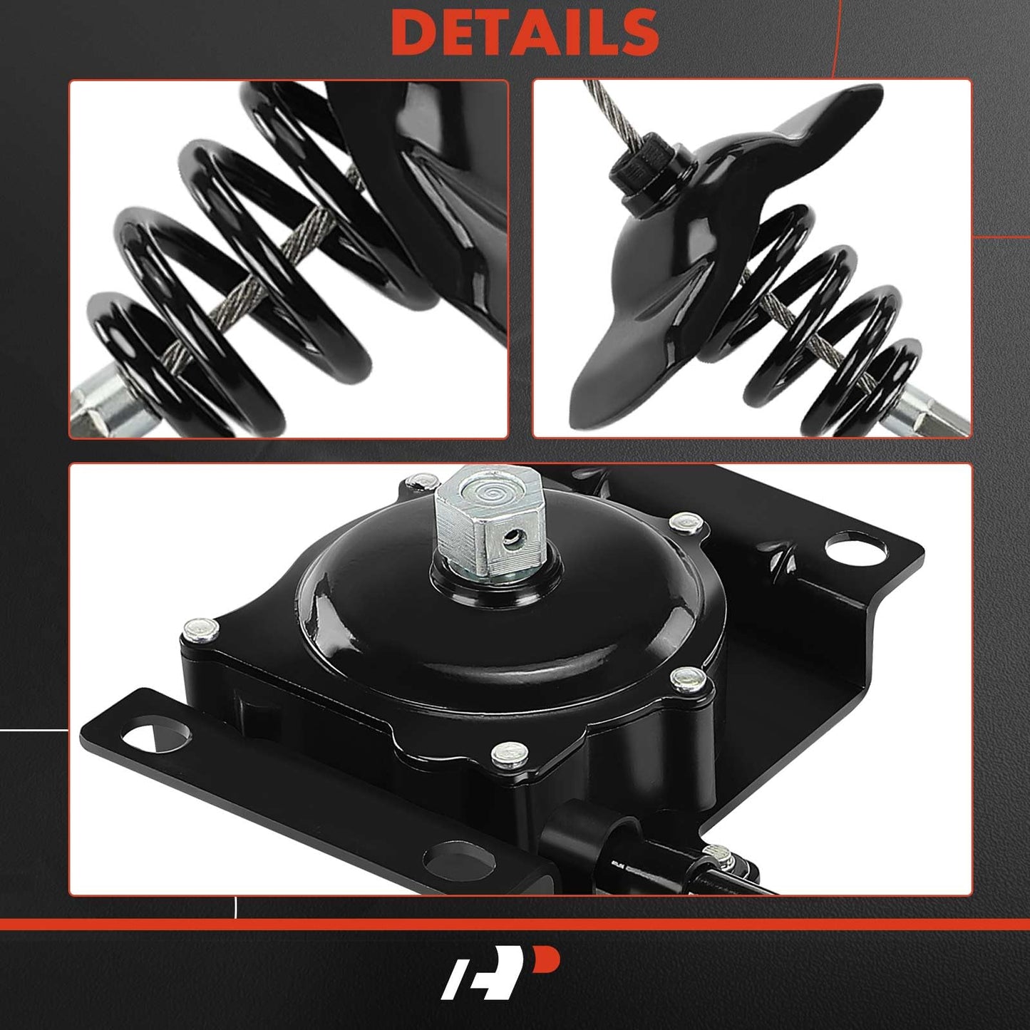 A-Premium Spare Tire Hoist Spare Tire Winch Carrier Compatible with Toyota and Lexus Highlander 2004-2007, RX330 2004-2006, RX350 2007-2009, US Built Vehicles