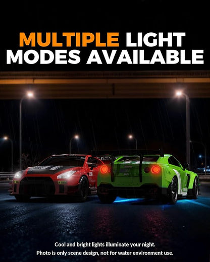 RACENT RC Drift Car 1:20 Scale Remote Control Car with LED Light 2.4GHz 20KM/H 4WD High Speed RC Vehicle Racing &amp Drifting Tires Two Batteries Toy Idea Gift for Adults Boys Girls and Kids (Gr