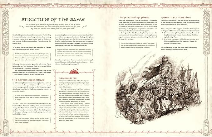 Free League Publishing: The One Ring™ Core Game Rules - Hardcover RPG Compendium Fantasy Tabletop Role Playing Game The Lord of The Rings™ Adults Family Kids Ages 13+