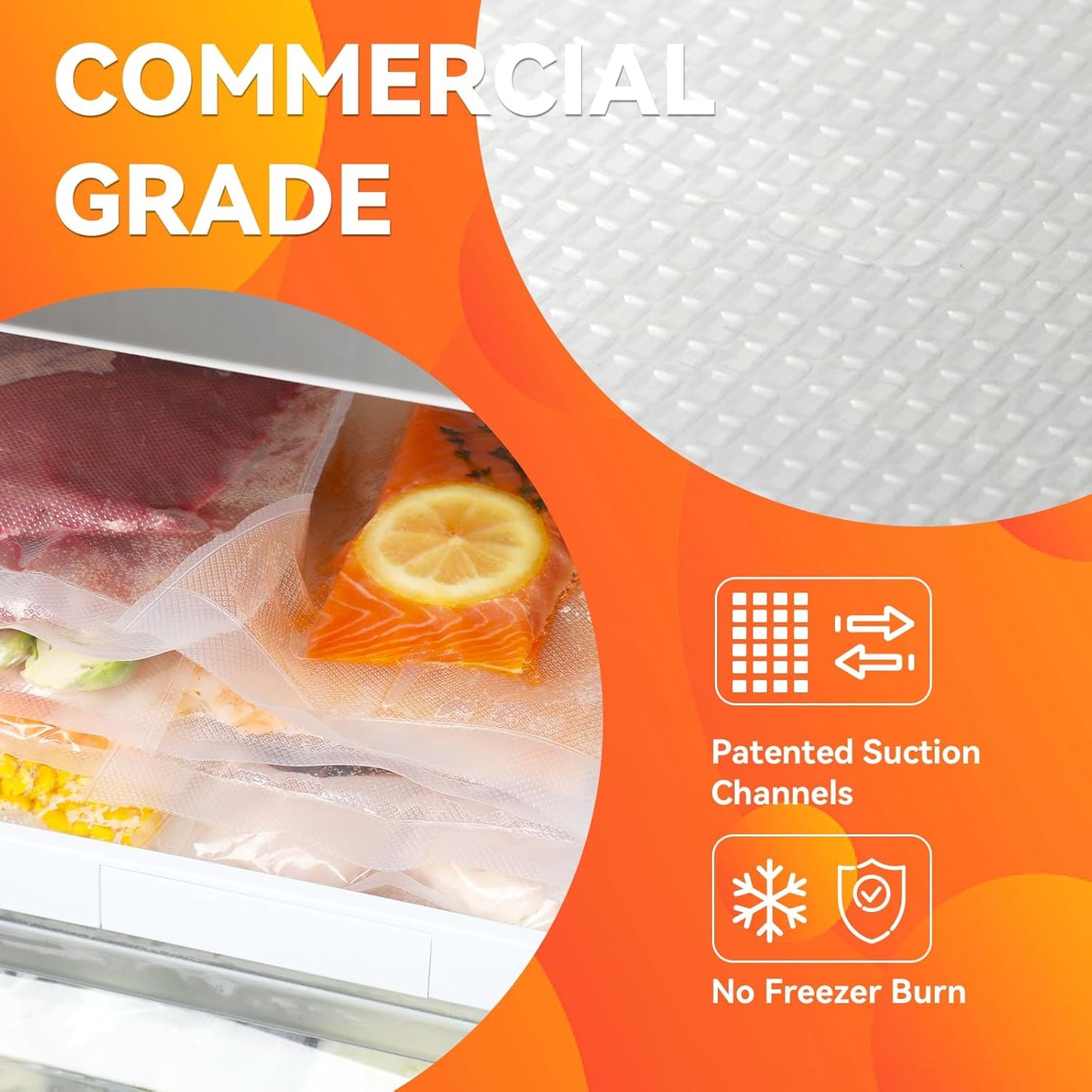 Wevac Vacuum Seal Roll - 8” x 150’ Food Saver Bags with Cutter | BPA Free, Commercial Grade for Meal Prep & Storage
