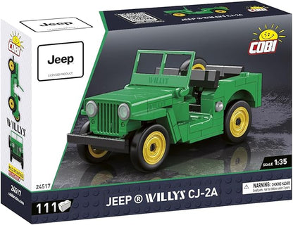 COBI Jeep Willys CJ-2A (Green) Building Set 111 Pieces