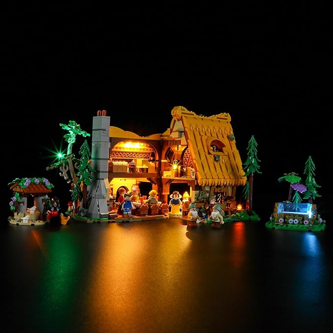 BRIKSMAX Led Lighting Kit for Lego-43242 Snow White and The Seven Dwarfs' Cottage - Compatible with Lego Disney Building Set- Not Include Lego Set