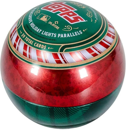 2025 Topps MLB Holiday Baseball Trading Card Tin