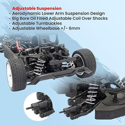 9001 2025 M-SPORT FORD Puma Rally 1 - 1/8 4WD RTR Brushless Motor