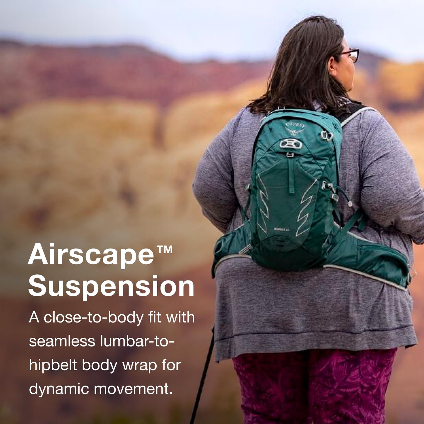 Osprey Tempest 20L Women's Hiking Backpack with Hipbelt, Stealth Black, WXS/S, Extended Fit