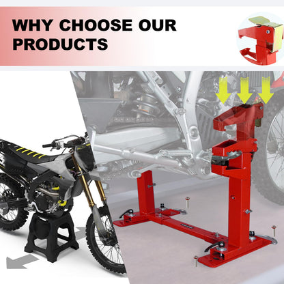 Xitomer Heavy Duty Trailer Garage Stand Quickload Transport System Hauler Fit For Motocross Enduro Bikes 125cc to 500cc, Truck Or Trailer Use, With Lock Pin And Quick Release Base Dirt Stand