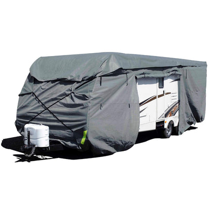 Budge Toy Hauler RV Covers Fits Toy Hauler RVs up to 25' Long (Gray, Polypropylene)