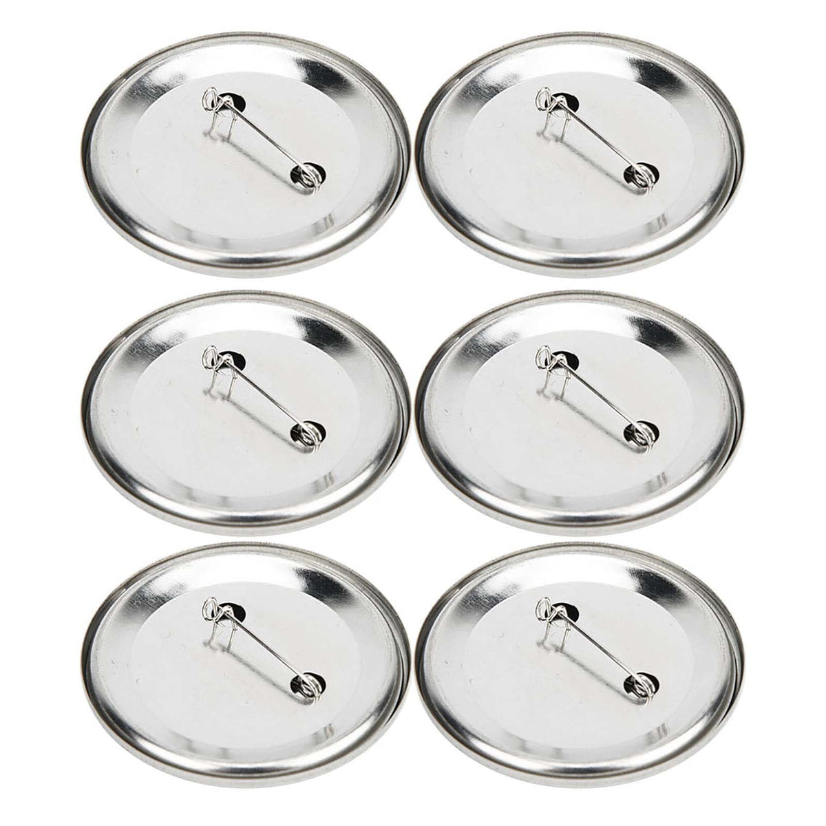 100 Sets 56mm Badge Pin Button Parts, Badge Making Supplies Crafts Materials for Button Maker Machine
