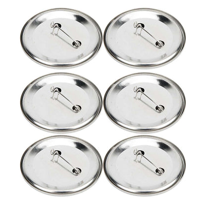 100 Sets 56mm Badge Pin Button Parts, Badge Making Supplies Crafts Materials for Button Maker Machine