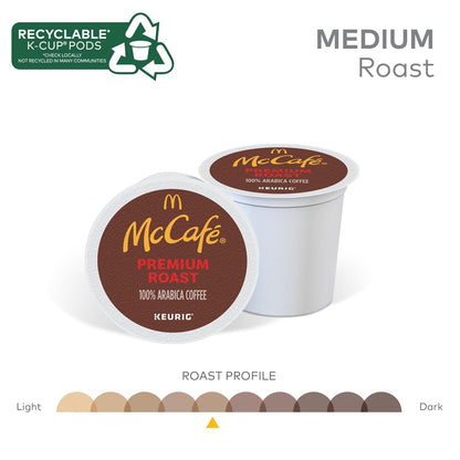 McCafe Premium Roast Coffee - Medium Roast K-Cup Pods for Keurig - 96 Count Pack