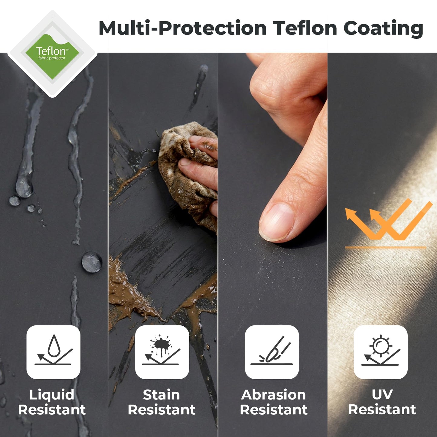 Alvantor® Shower Tent Pop Up Changing Room Outdoor Shower Enclosure Pop Up Privacy Tent Toilet Shelter Camping Dressing Room Portable Teflon Coating Fabric 4’x4’x7' Patent Pending