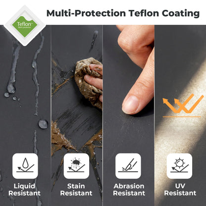 Alvantor® Shower Tent Pop Up Changing Room Outdoor Shower Enclosure Pop Up Privacy Tent Toilet Shelter Camping Dressing Room Portable Teflon Coating Fabric 4’x4’x7' Patent Pending