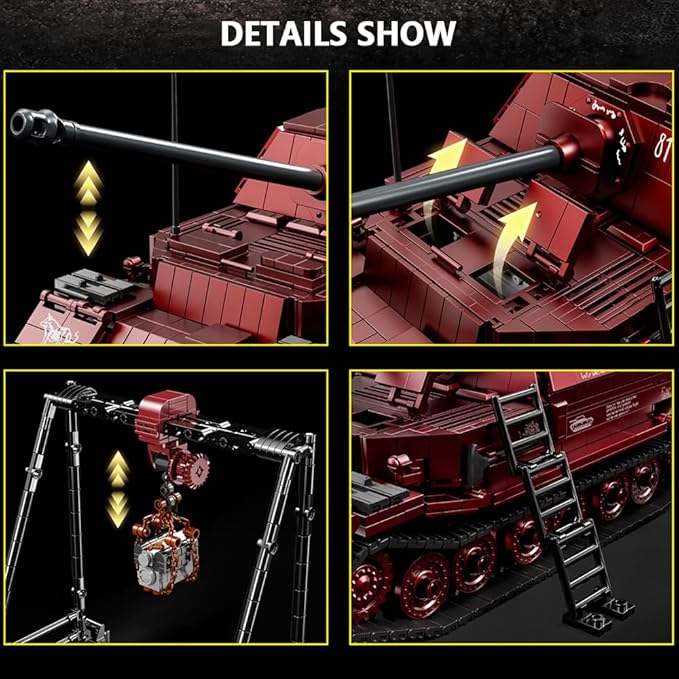 Military Armored Tank Vehicle Building Block Set (C5)