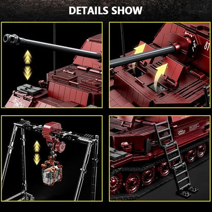 Military Armored Tank Vehicle Building Block Set (C5)