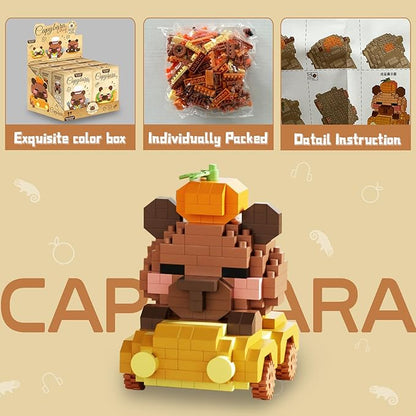 HIGH GODO Capybara Party Favors Building Set 1632PCS Cute Capybara Building Blocks for Goodie Bag Stuffers Party Favors Birthday Gift for Adult Teens 14+ (Not Compatible with Major Brand)
