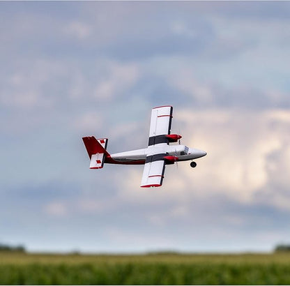 E-flite RC Airplane UMX Twin Otter BNF Basic Transmitter Battery and Charger Not Included with AS3X and Safe Select EFLU30050