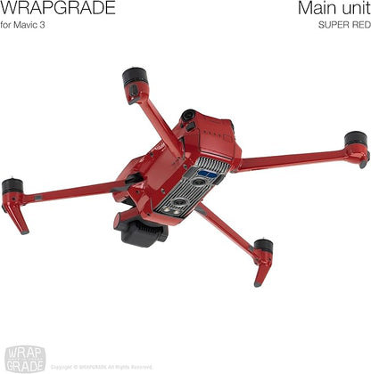 WRAPGRADE Skin Compatible with DJI Mavic 3 Pro (Super RED)
