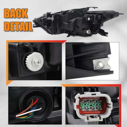 YEQSHNG RH LED Headlight Assembly Compatible With 2019 2020 2021 Nissan Maxima Headlamp Right Passenger Side NI2503269 260109DJ0B