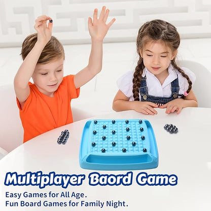 Magnet Game Magnet Chess Game for Kids 8-12 with 28pcs Magnetic Board Games for Kids and Adults Gifts for Boys &amp Girls 2-4 Players (Blue 28)