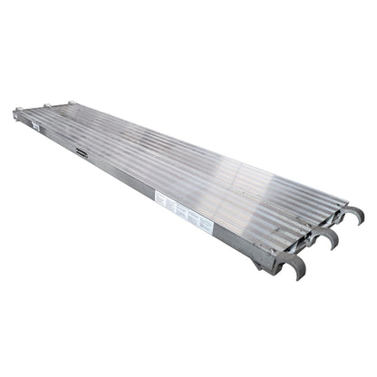 Louisville Ladder 7 ft. x 19 in. Aluminium Scaffolding Platform, 75 psf-Load Capacity, PD9207