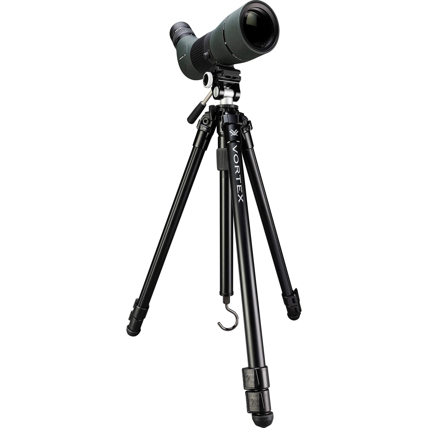 Vortex Optics High Country II Tripod Kit - Aluminum Tripod, 2-Way Pan Head, 22 lb Max Load, Rubber Feet - Unlimited, Unconditional Warranty