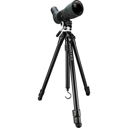 Vortex Optics High Country II Tripod Kit - Aluminum Tripod, 2-Way Pan Head, 22 lb Max Load, Rubber Feet - Unlimited, Unconditional Warranty
