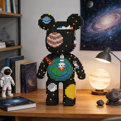 Fly The Space Bear Building Blocks (5800 PCS) 3D Micro Animal DIY Bear Building Blocks for Adults &amp Teenager Creative Toys Ideal Gift for Family &amp Friends