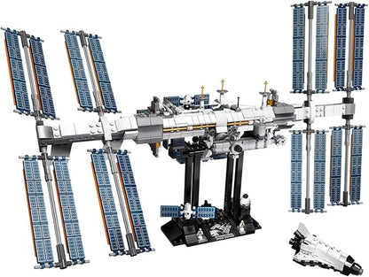 LEGO Ideas International Space Station 21321 Building Kit Adult Set for Display Makes a Great Birthday Present (864 Pieces)