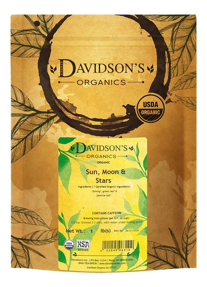 Davidson's Tea Bulk, Sun, Moon And Stars, 16-Ounce Bag