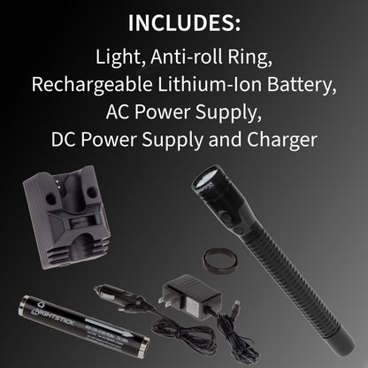 Nightstick NSR-9744XL Metal Rechargeable Full-Size LED Dual-Light Flashlight