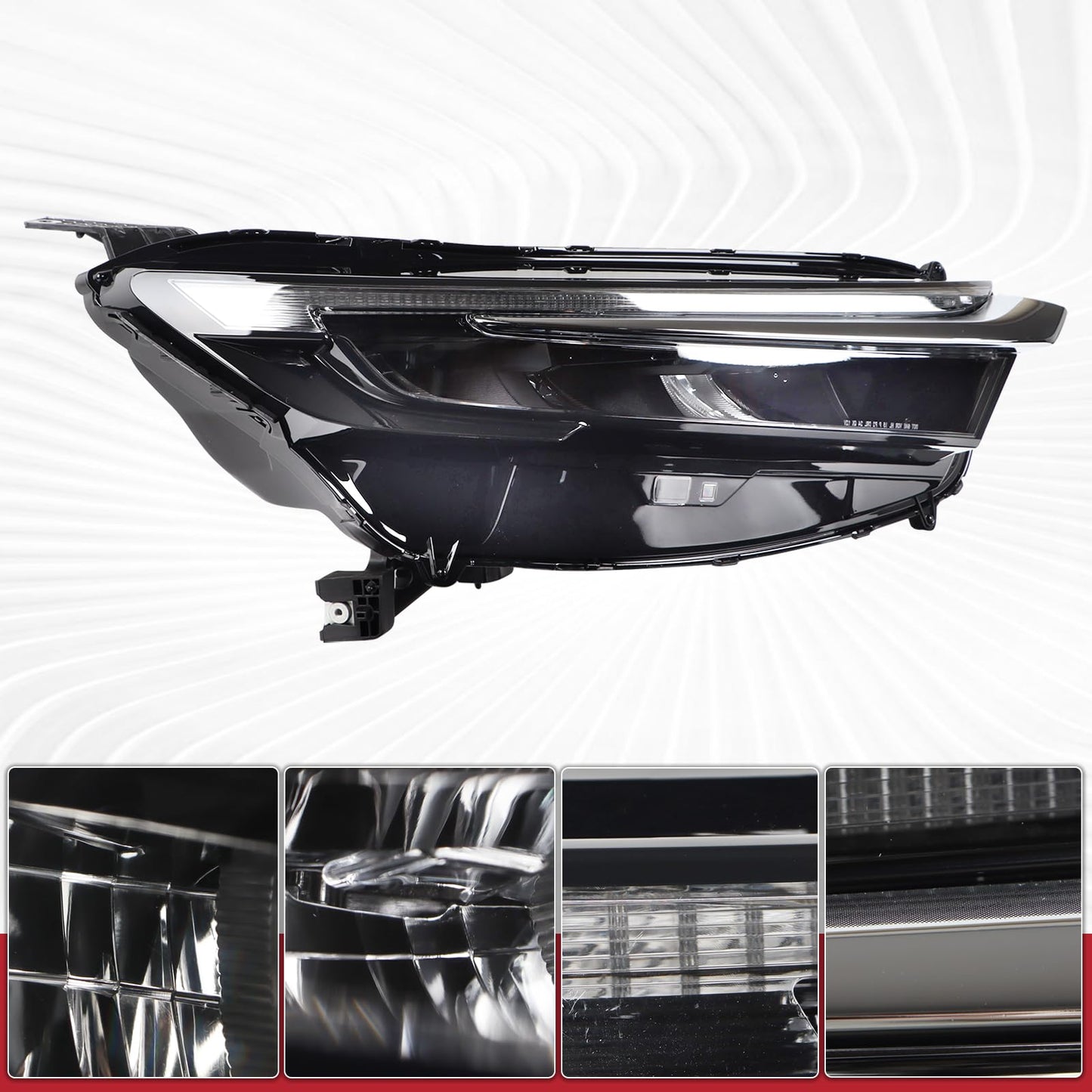 Duolctarms LED Headlight Headlamp Assembly Compatible for 2023-2026 Honda CR-V CRV Right Passenger Side 331003A0A03 HO2503209