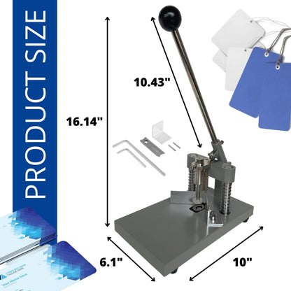 Corner Rounder Cutter Machine - Heavy Duty Corner Rounder for Paper Cardstock and PVC Cards Precision Cutting Tool for Rounded Edges Ideal for Office Crafting and Business Use