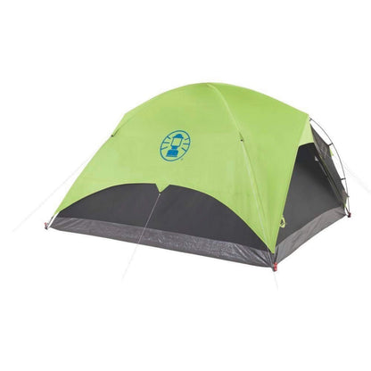 Coleman Camping Tent with Screen Room | 4 Person Carlsbad Dark Room Dome Tent with Screened Porch