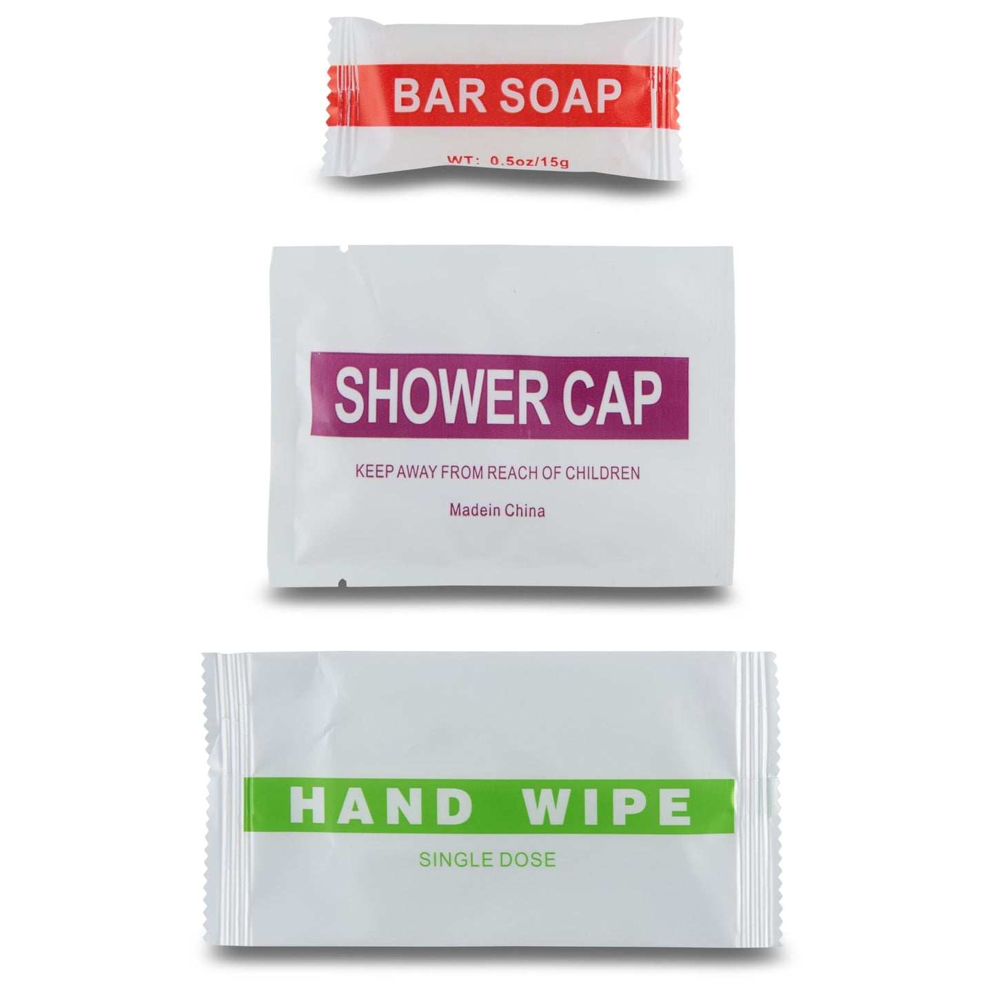 Wholesale Case of 50 Basic Hygiene Kits for Donations – Bulk Toiletry Supplies in Zip Pouch – Perfect for Donations Homeless Shelters, Relief Efforts & Charity Drives (50ct)